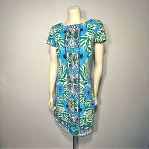 Lilly Pulitzer Layton Floral Botanical Shift Dress M